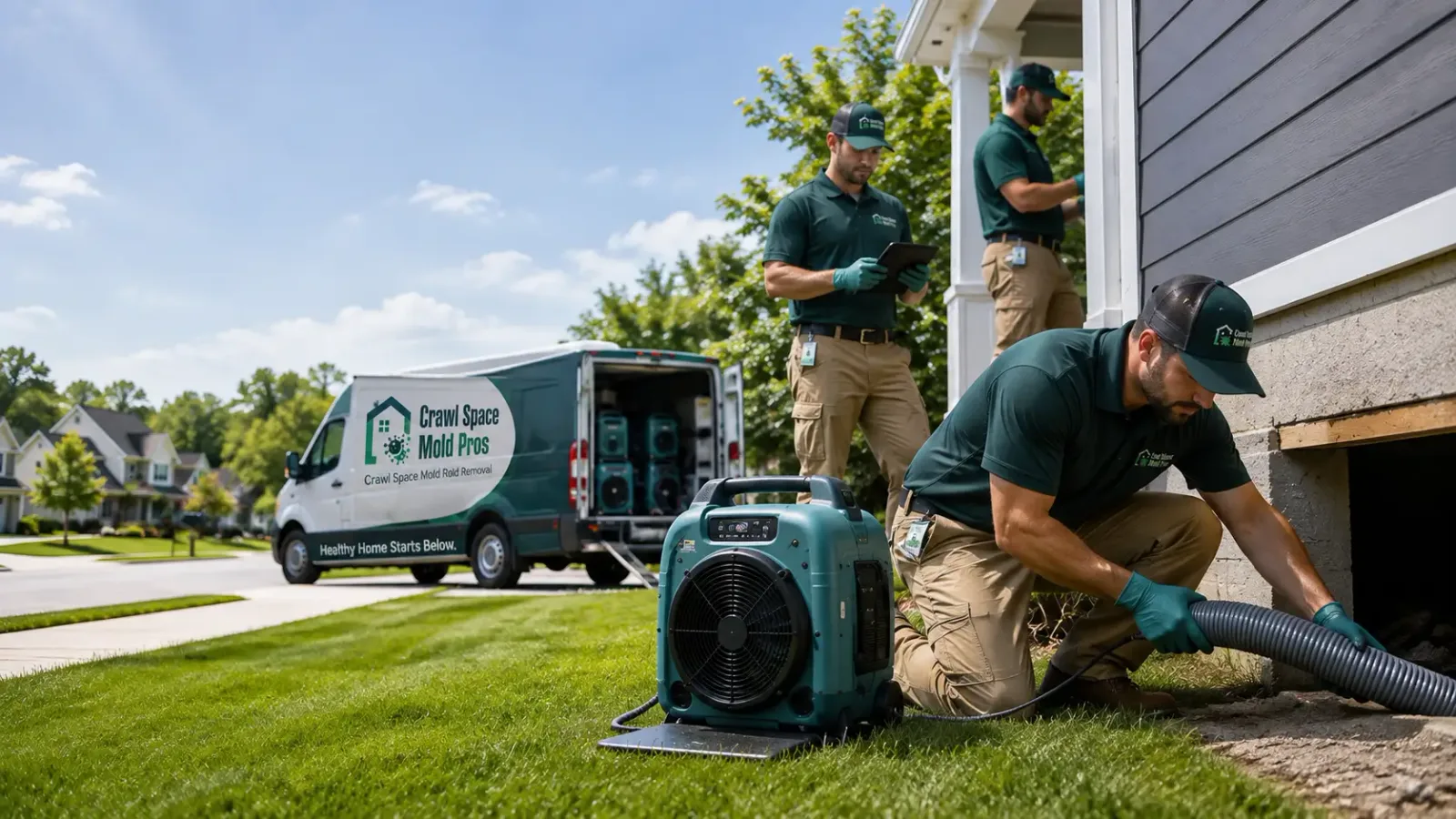 Crawl Space Mold Removal in Como, CO